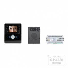 Комплект видеодомофона PERLA (чёрный лак) с видео модулем