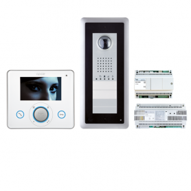 Комплект видеодомофона OPALE WIDEдля управлениями тремя мобильными устройствами