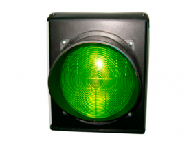 Светофор светодиодный 1 секция (зеленый) 230 В
