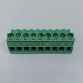 88007-0023 Зеленая клемма 9х контактная M